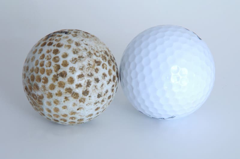 recycled and refurbished golf balls