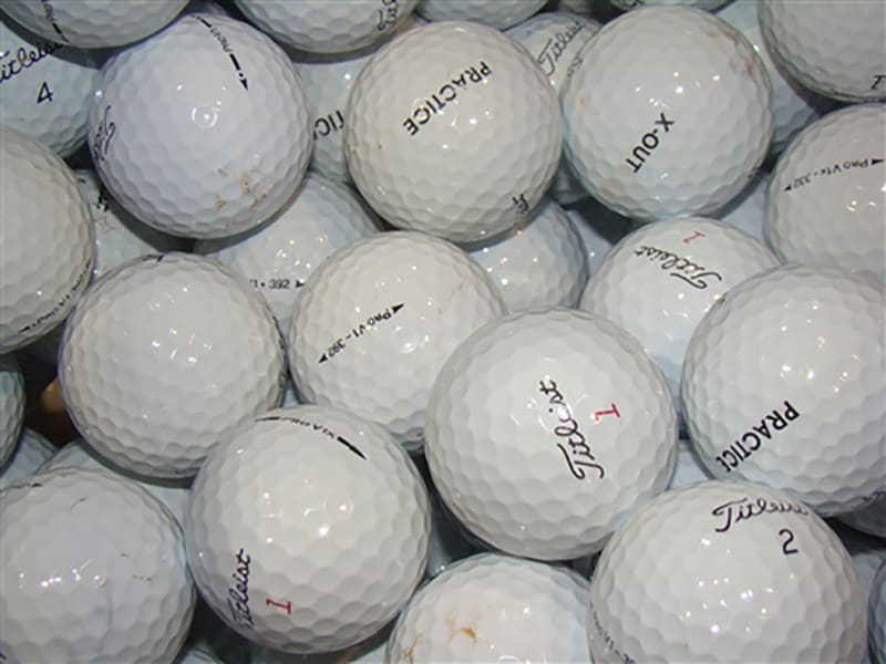 x out golf balls