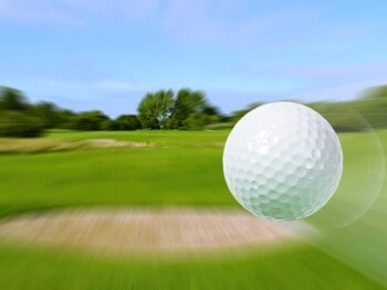 how fast does a golf ball travel