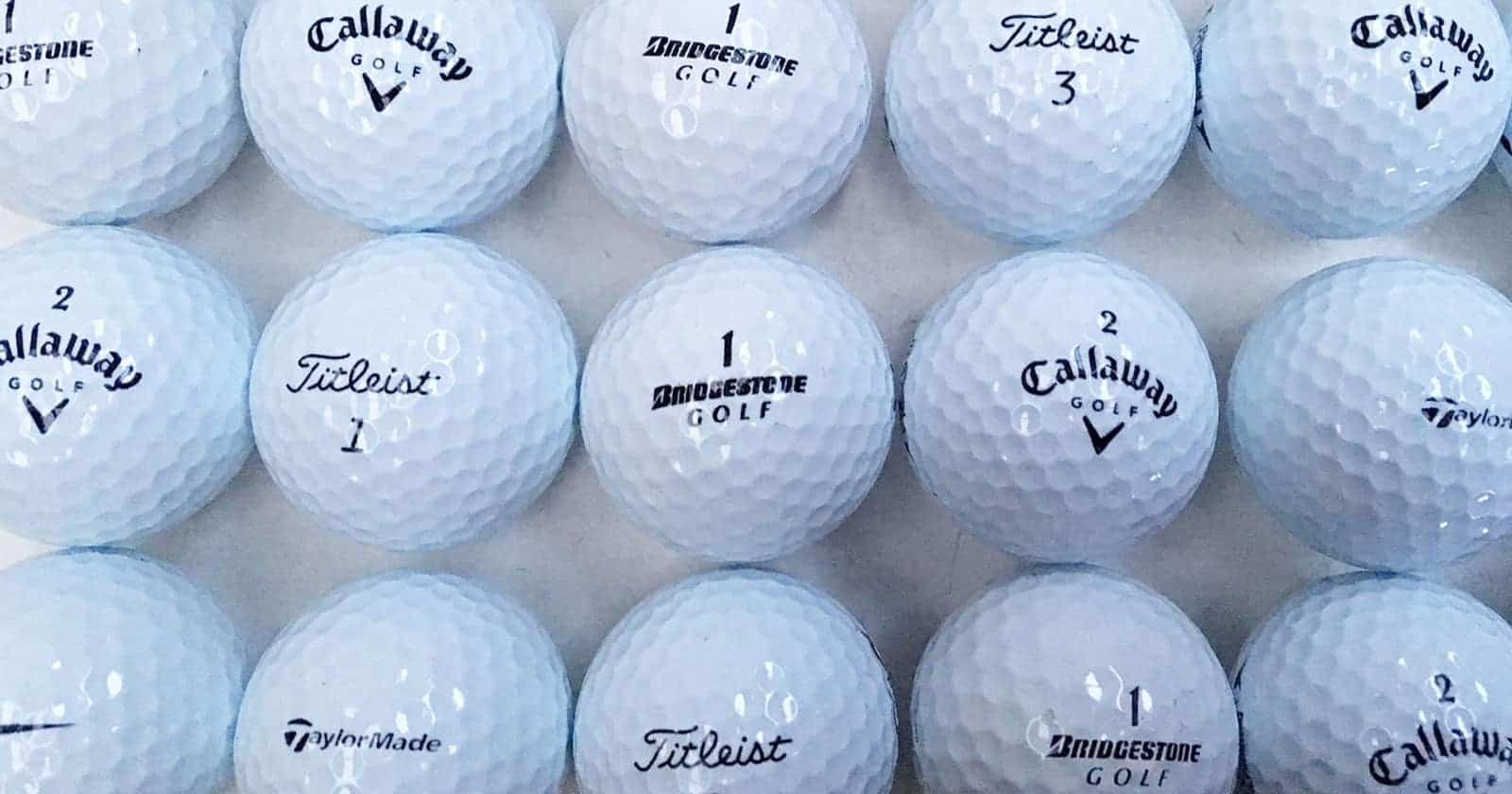 what do the numbers on golf balls mean