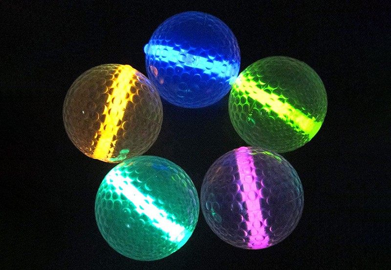 glow-stick golf balls