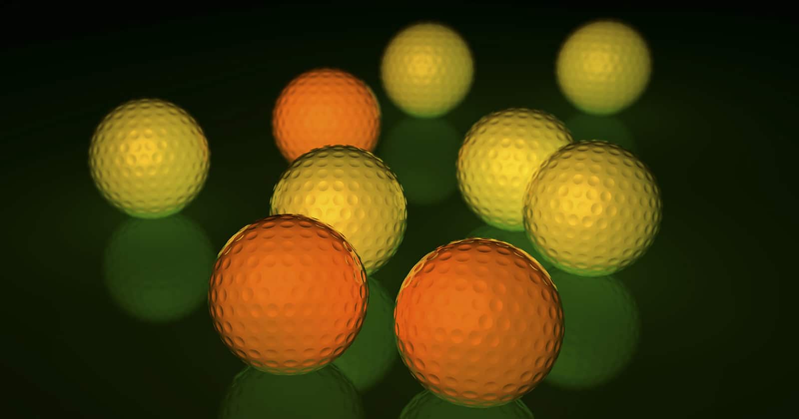 how to make glow in the dark golf balls