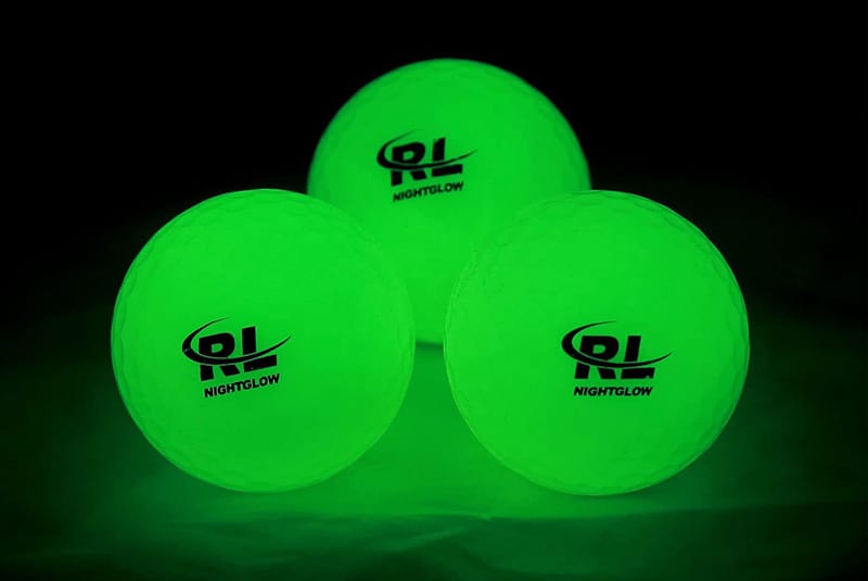uv-powered golf balls