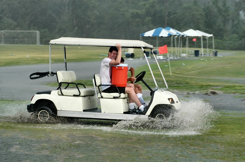 Bad weather can affect your pace of time