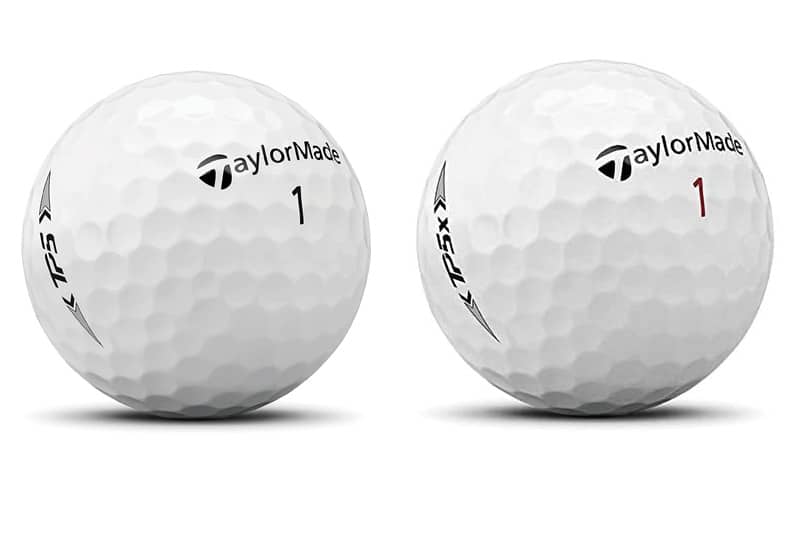 TaylorMade TP5 and TP5x