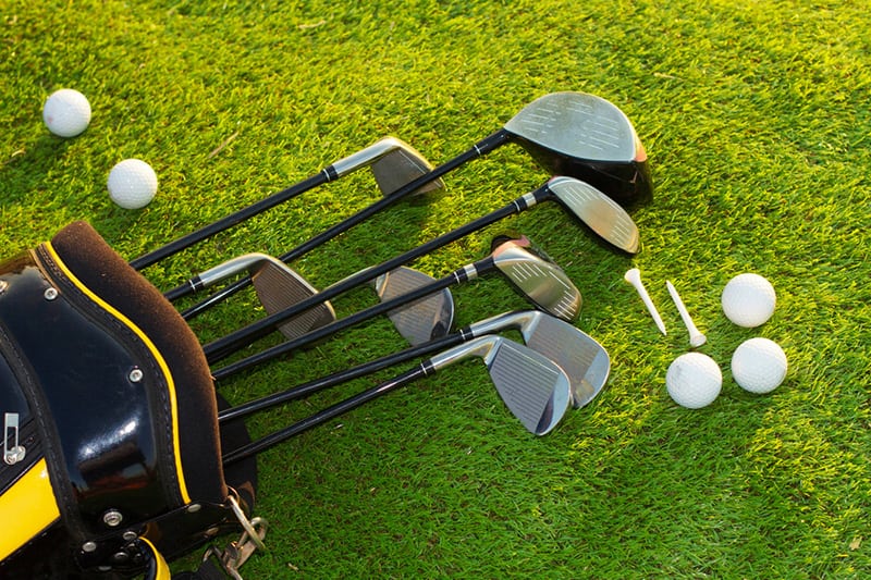 A complete set of golf clubs can cost you tens of thousands of dollars