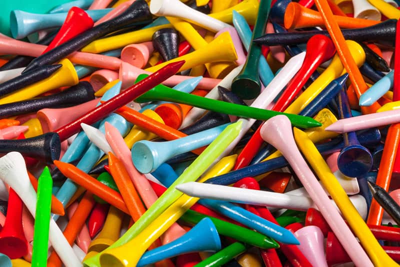 Golf-tees-can-be-colorful